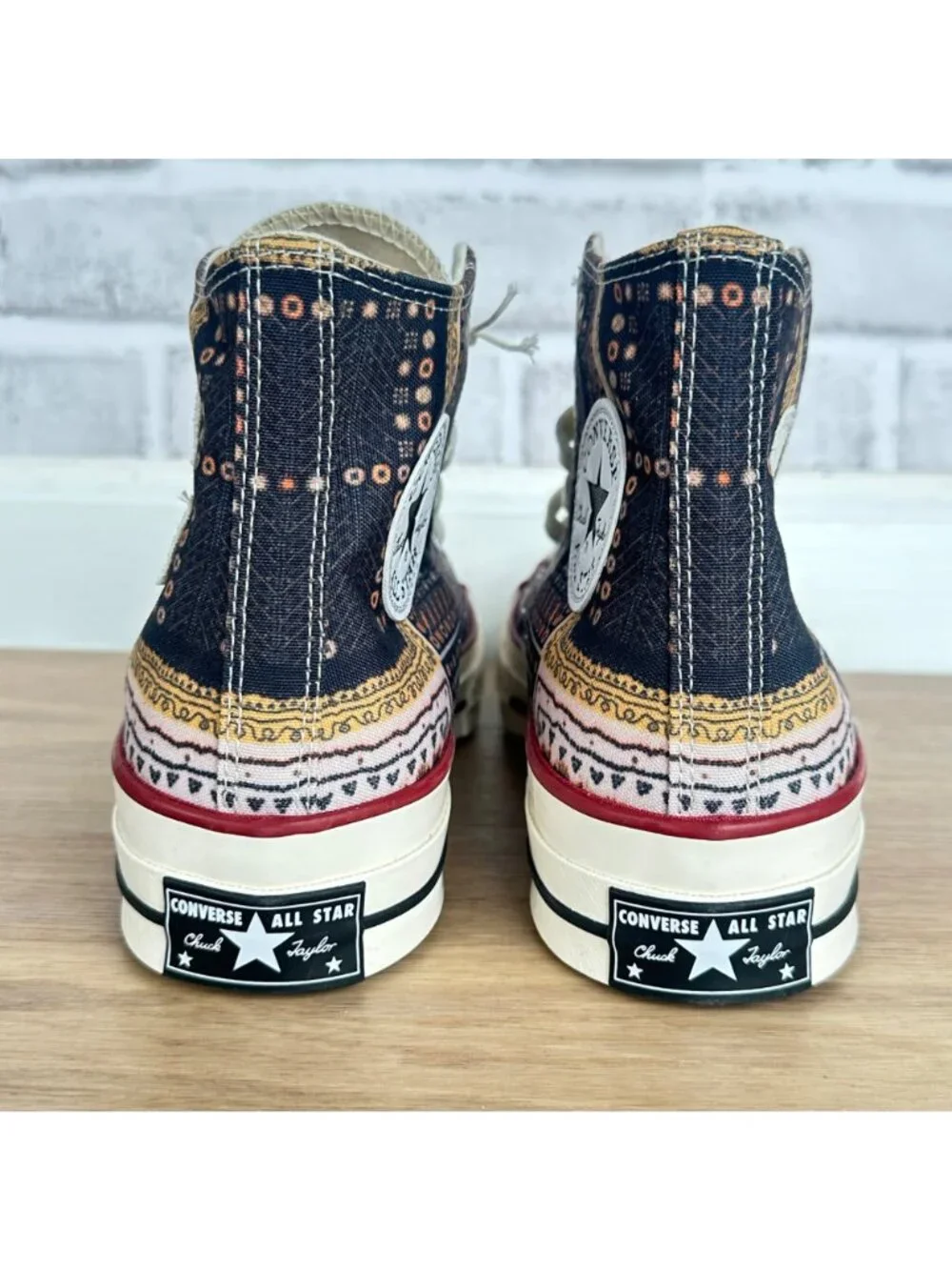 ⭐Converse x Isabel Marant Chuck 70 Hi Sz 8.5 Men Shoes Black Vanilla Ice A14800C - Picture 5 of 14